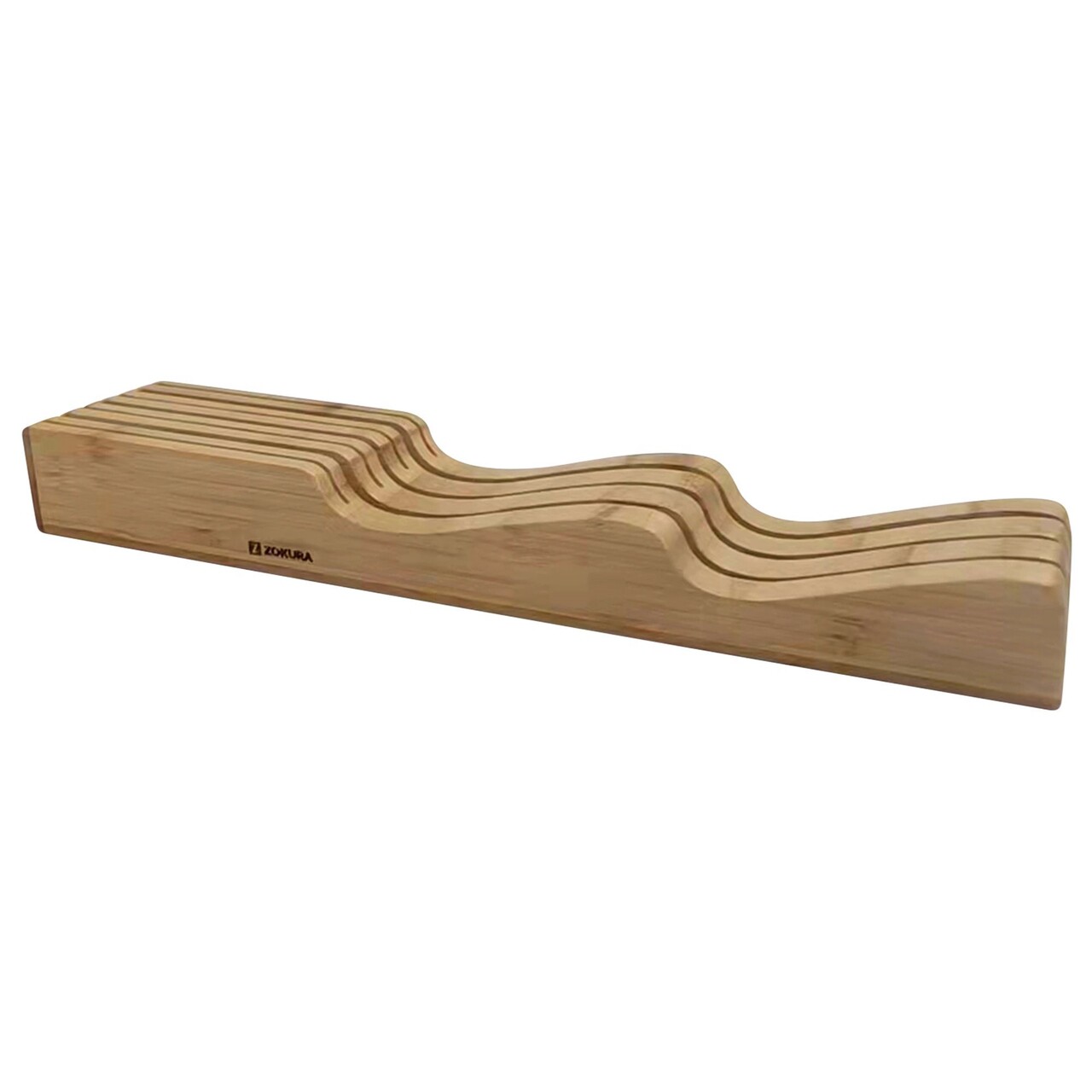 Suport depozitare cutite, bambus, 42,5 x 9,8 cm - Zokura - imagine 6